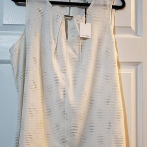 Dressy sleeveless shell top